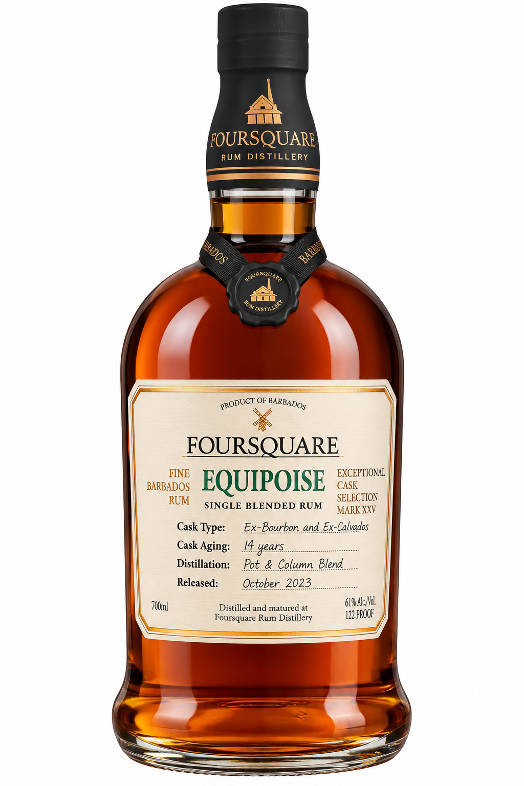 FOURSQUARE RUM EQUIPOISE 61% 70CL